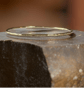 Gold Textured Minimalist Bangle - Image 2