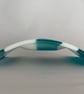 Summer Seconds Spearmint Stripe Fused Glass Candle Bridge – Handmade Home Accent - Image 4