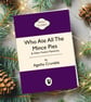 Funny Christmas Card - Who Ate All the Mince Pies - Penguin Style A5 Card