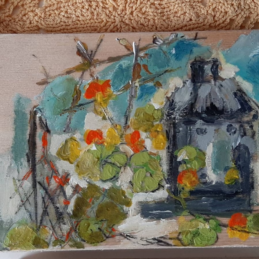 Allotment sunday . painting 