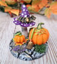 Toadstool and Pumpkin Witchy Halloween decoration - Image 5