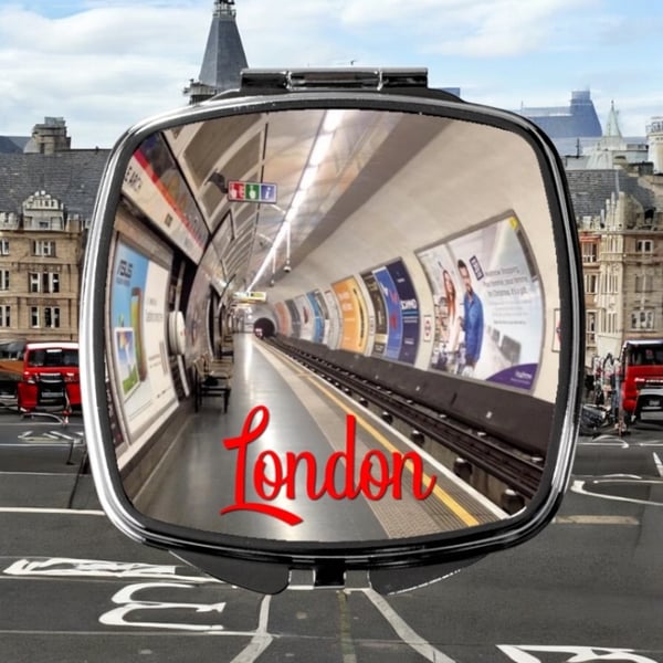 London Tube mirror souvenir