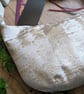 Dumpling Cross Body or Shoulder Bag, Sling Bag, Champagne Gold Chenille.  - Image 4