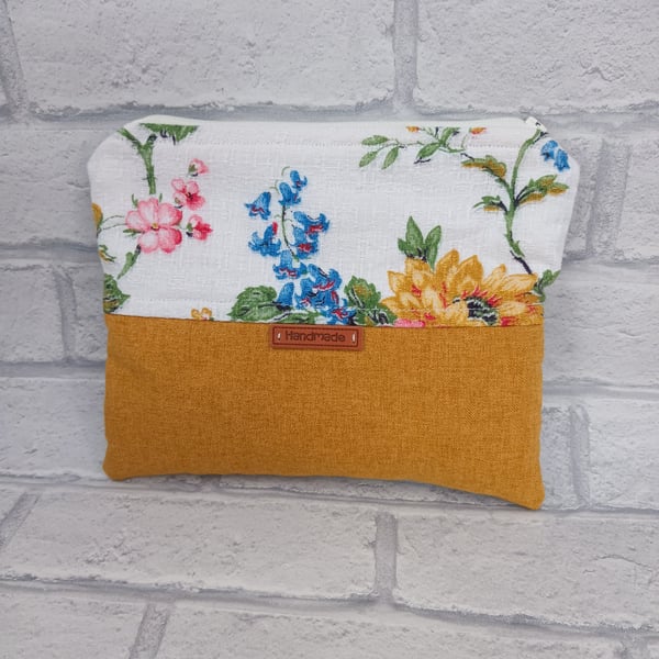 Perfectly Imperfect zipper pouch, lined pouch, makeup zipper pouch, mothers day 