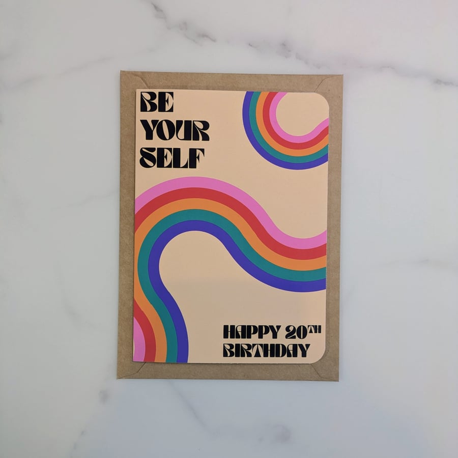 Pride LGBTQ Birthday Card Funny Queer Greeting Card