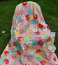 Patchwork Quilt Hexagon bedspread Single Size Throw - Image 6