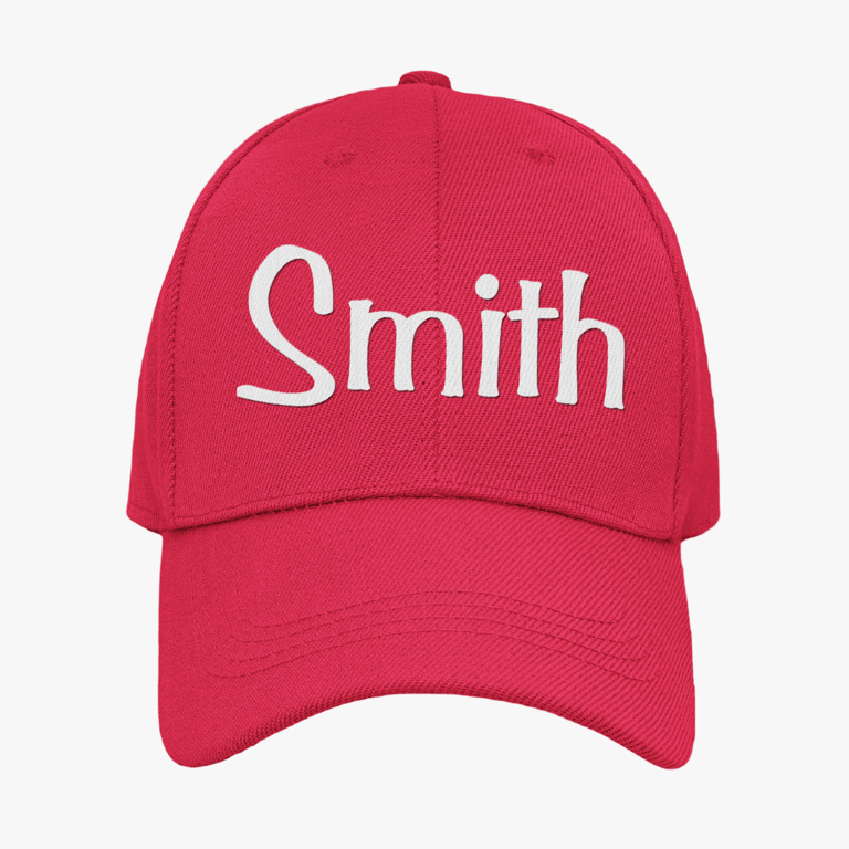 Personalised name plain text Baseball Cap - Christmas Birthday personalised gift