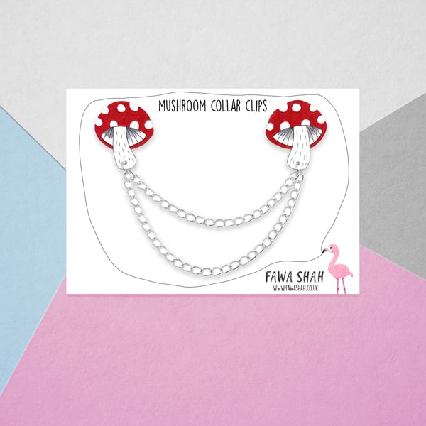 Mushroom Collar Chain - Hardpainted - Jewellery