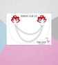 Mushroom Collar Chain - Hardpainted - Jewellery