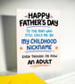 Funny Father's Day Card for Dad, Childhood Nickname - Image 7