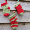 Crochet Christmas stockings