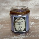 Lavender Moon Candle – Witchy Apothecary Crystal Candle for Relaxation & Peace