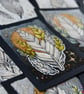 floaty feathers - original aceo illustration - Image 2