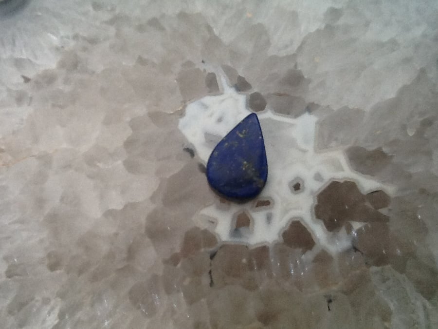 Lapis Lazuli Tear Drop Shaped Cabachon.