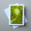 hand painted fantasy woodland greetings  card ( ref FA  311 A2 )