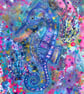 Seahorse Original painting
