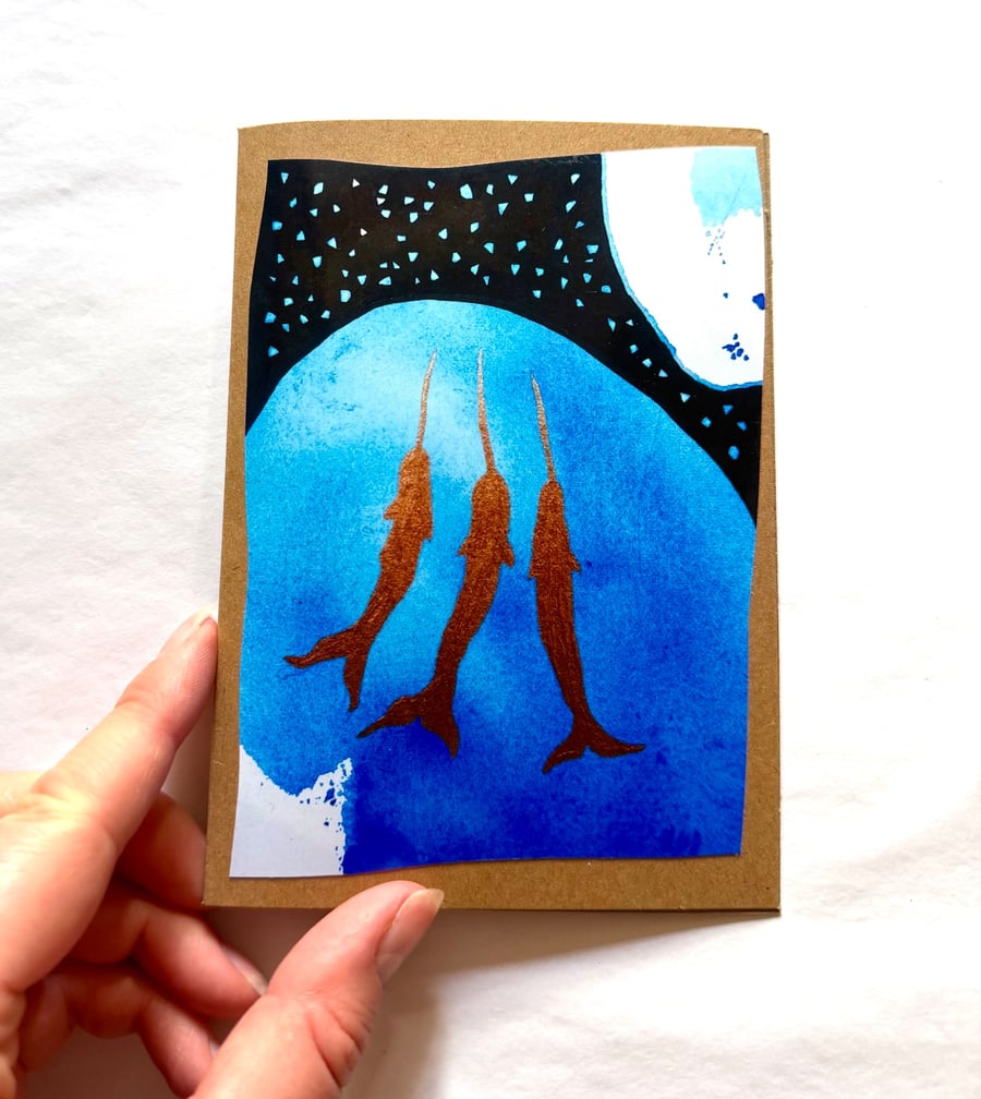 Narwhal Soul Card - READY TO SHIP