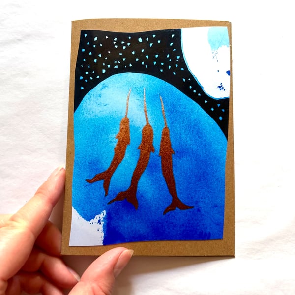 Narwhal Soul Card - READY TO SHIP