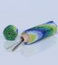 Beaded Wooden Needlecase in Seafoam Bargello Pattern - Image 2