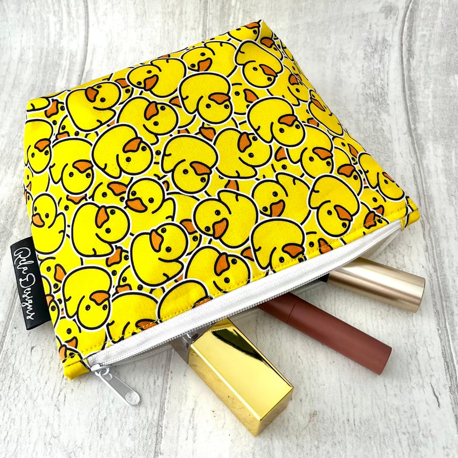 Cosmetic bags bathtime ducks