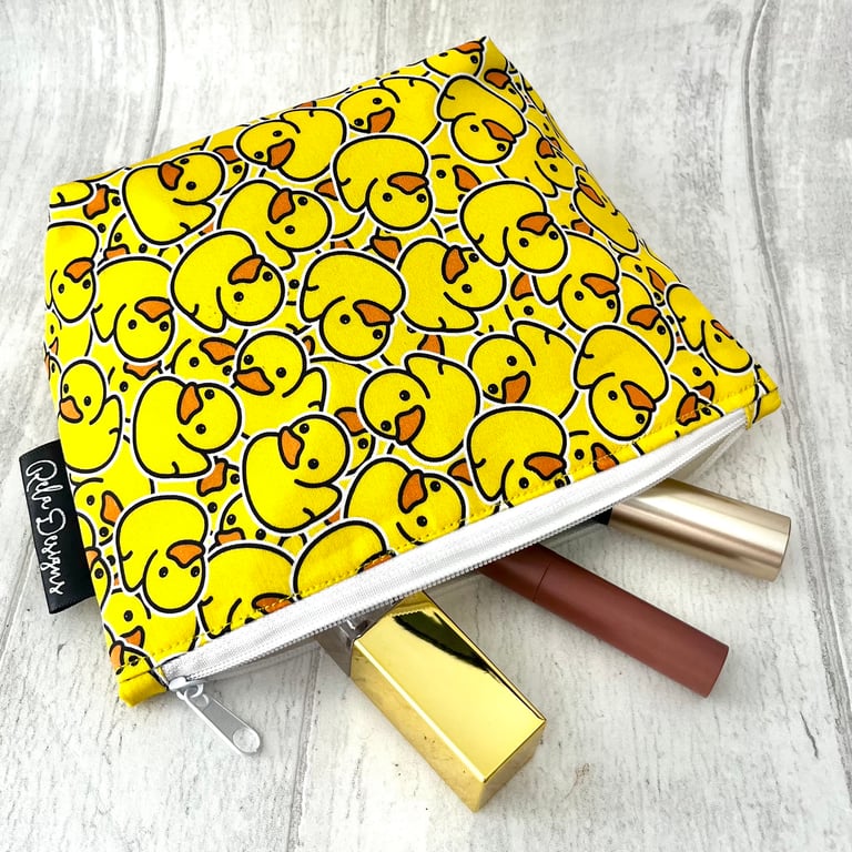 Cosmetic bags bathtime ducks