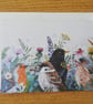 Greeting Card 5" x 7". Summer Meadow