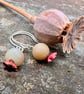 Poppy Seedhead Bead Earrings - Image 3