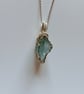 Scottish Sea Glass Necklace – One of a Kind Beach Glass Pendant – Blue - Image 4