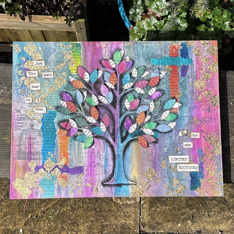 Tree of Life Collage Artwork - Limited Editions