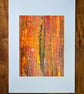 Desert Abstract Acrylic Painting on Paper - Image 2