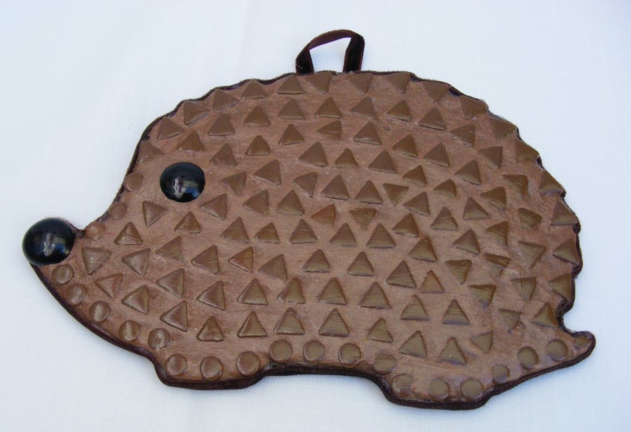 Handmade Hedgehog Mosaic wall hanging decoration