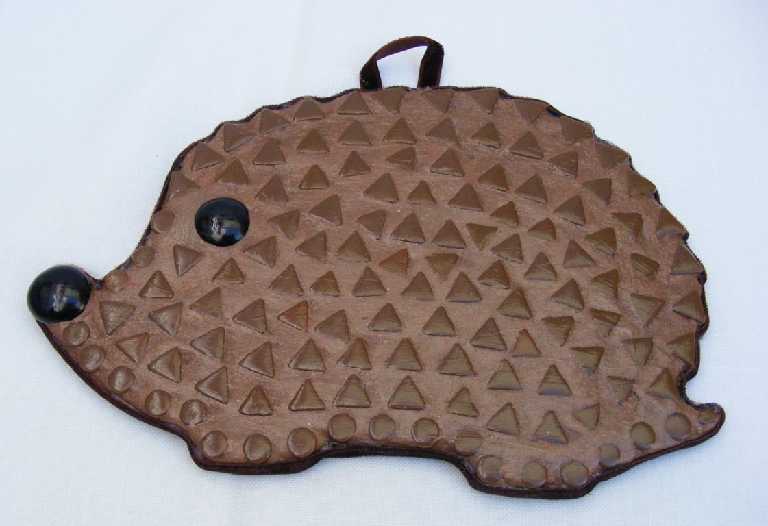 Handmade Hedgehog Mosaic wall hanging decoration