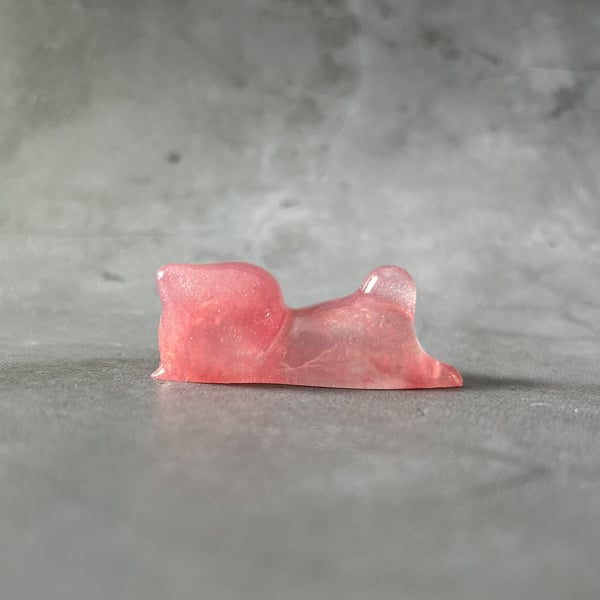 Resin Cat Holder for Brushes Pens Chopsticks or Custom Kitty A