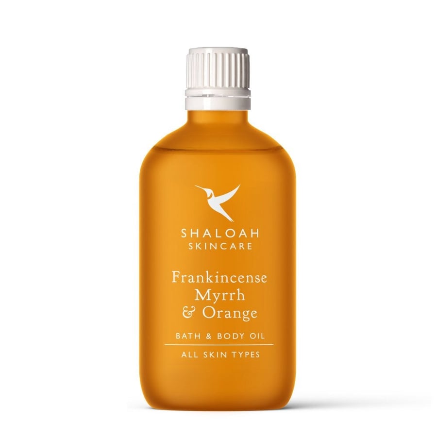 Bath and Body Oil with Frankincense, Myrrh & Orange Massage Oil Mothers day gift