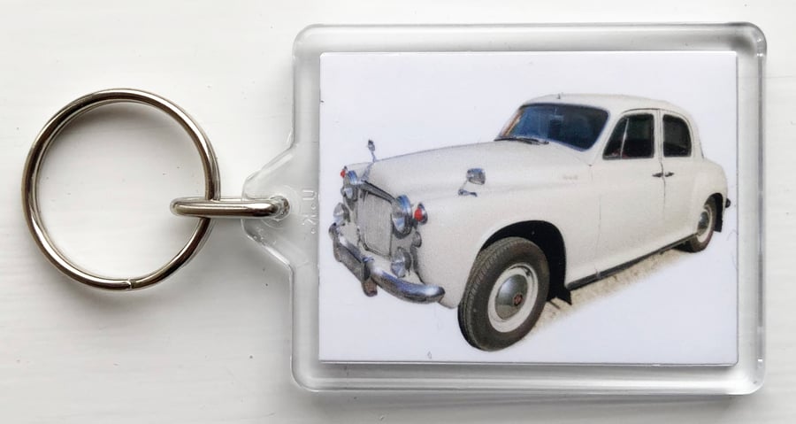 Rover 90 P4 1956 - Keyring with 50x35mm Insert 