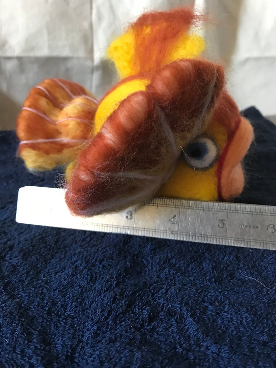 Freaky felted fish 