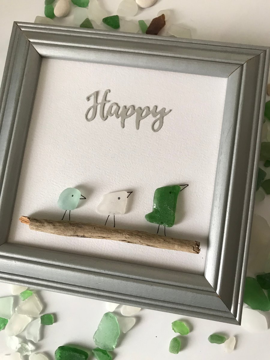 Sea Glass ‘Happy ‘