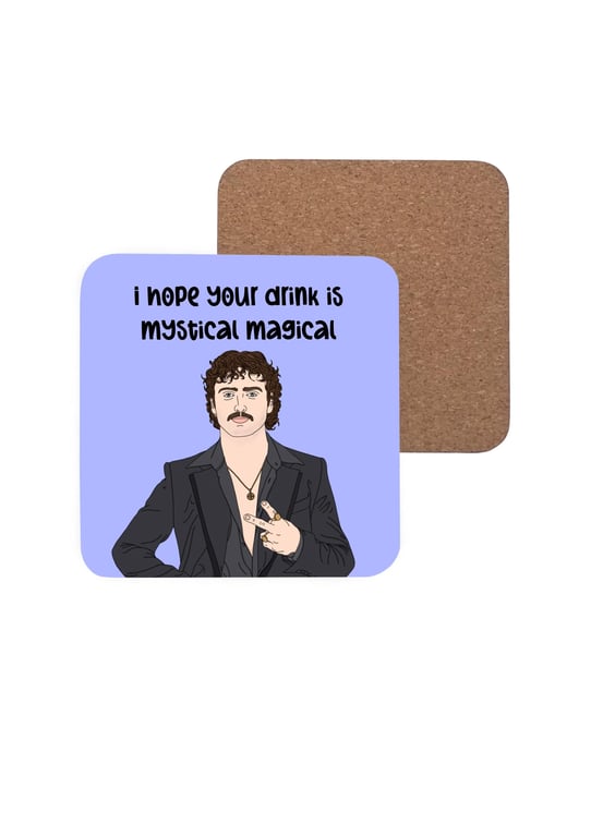  Benson Boone Coaster, Mystical Magical Lyrics Inspired Coaster