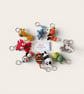 Handmade Crochet Blue Whale Keychain Amigurumi Bag Charm, Soft Plush Accessory - Image 4