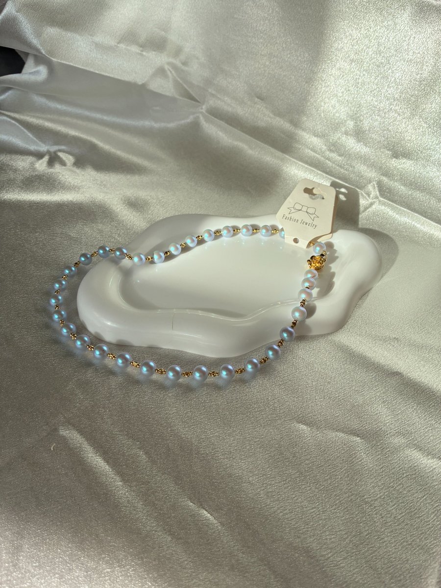 Blue Pearl Necklace