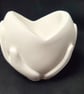 Open Hand Sculpture Vessel – Handmade Modern White Resin Decor - Image 3