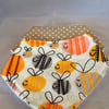 Bumble bee bandana dribble bibs pack of 2 