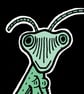 Preying Mantis - Illustrated Insect Cushion - Image 2