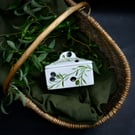 Olives Butter Dish Butter Dish - Hand Painted