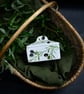Olives Butter Dish Butter Dish - Hand Painted - Image 1