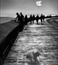 Fine Art Mono A4 Photograph - Promenading in Scarborough - Imagined Moons - Image 3