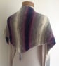 SALE..BAKTUS SCARF , wrap .Wool blend. Lightweight. 'Evening Shadows ' - Image 2