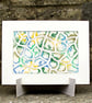 Original Abstract Watercolour Painting - Read Between the Lines - Image 1