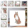 Mixed pack of Autumn greeting cards x 8