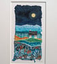 Jewel Cottage- Original collage. A4 Mounted only - Image 4